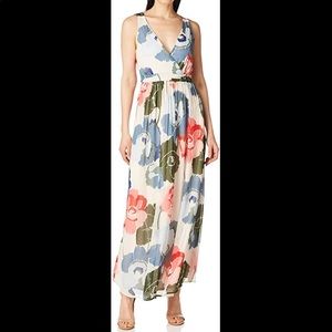 Motherhood Maternity Sleeveless Pintuck Waist Maxi Dress